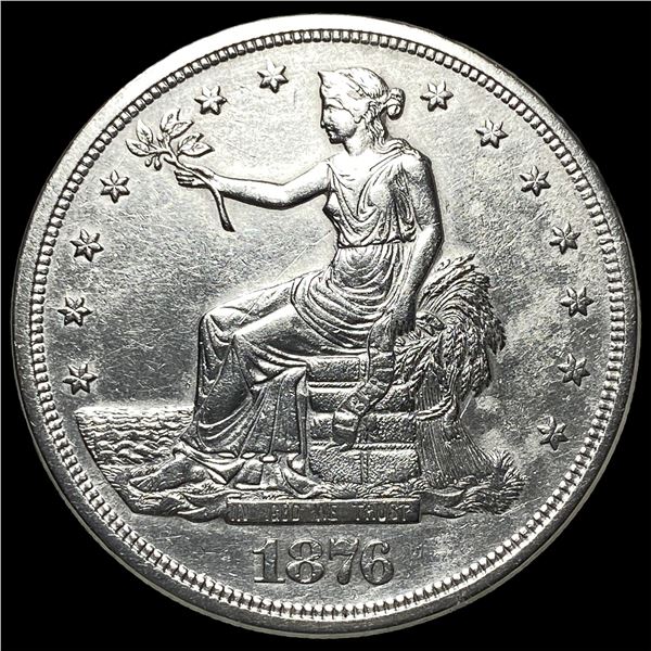 1876-S Silver Trade Dollar CLOSELY  UNCIRCULATED