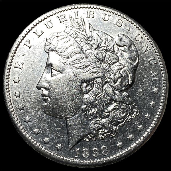 1898-S Silver Morgan Dollar CHOICE AU