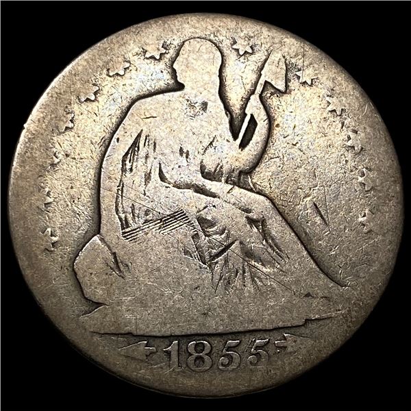 1855-O Silver Half Dollar NICELY CIRCULATED