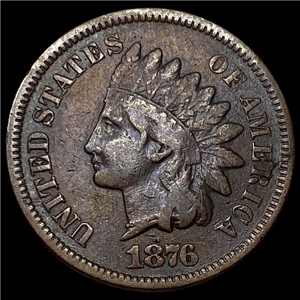 1876 Indian Head Cent NEARLY UNCIRCULATED