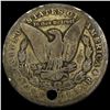 Image 2 : 1890-CC Silver Morgan Dollar (holed) HIGH  GRADE