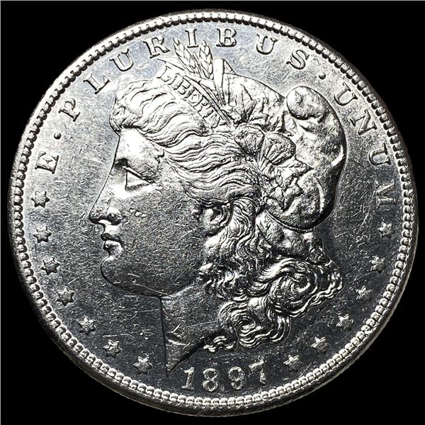 1897-S Silver Morgan Dollar CHOICE AU