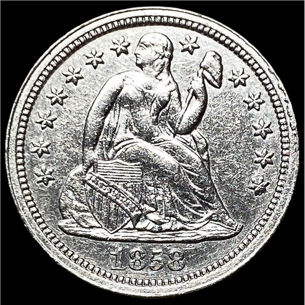 1858 Seated Liberty Dime UNCIRCULATED