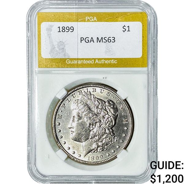 1899 Morgan Silver Dollar PGA MS63