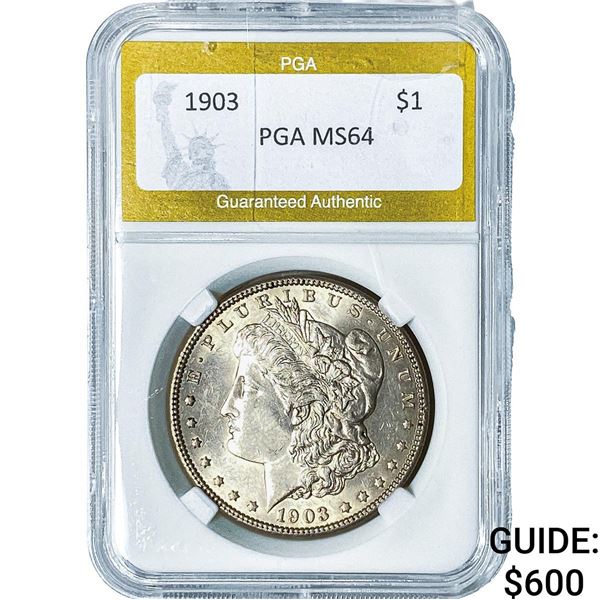 1903 Morgan Silver Dollar PGA MS64
