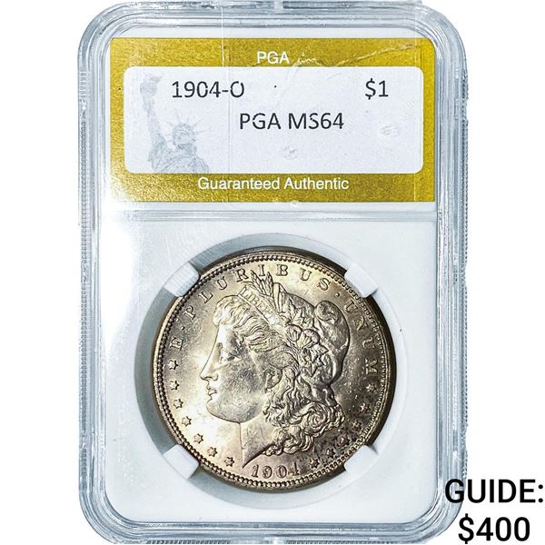 1904-O Morgan Silver Dollar PGA MS64