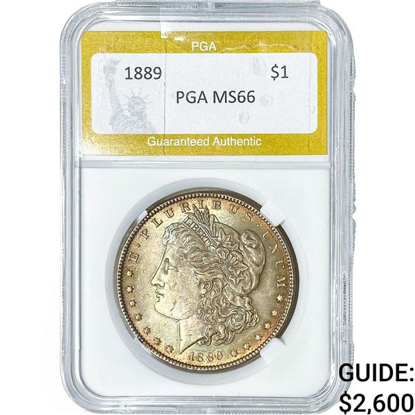 1889 Morgan Silver Dollar PGA MS66