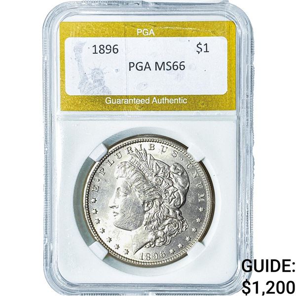 1896 Morgan Silver Dollar PGA MS66