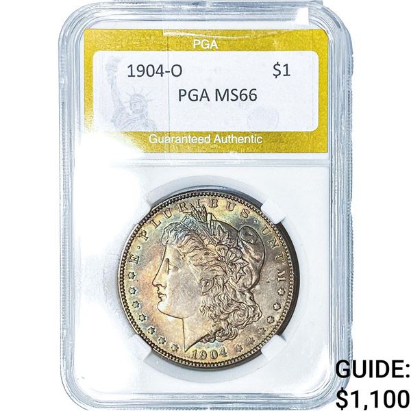 1904-O Morgan Silver Dollar PGA MS66