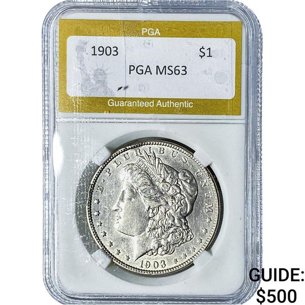 1903 Morgan Silver Dollar PGA MS63
