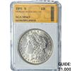 Image 1 : 1891-S Morgan Silver Dollar SGS MS63