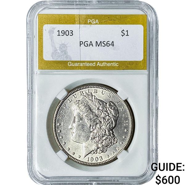 1903 Morgan Silver Dollar PGA MS64
