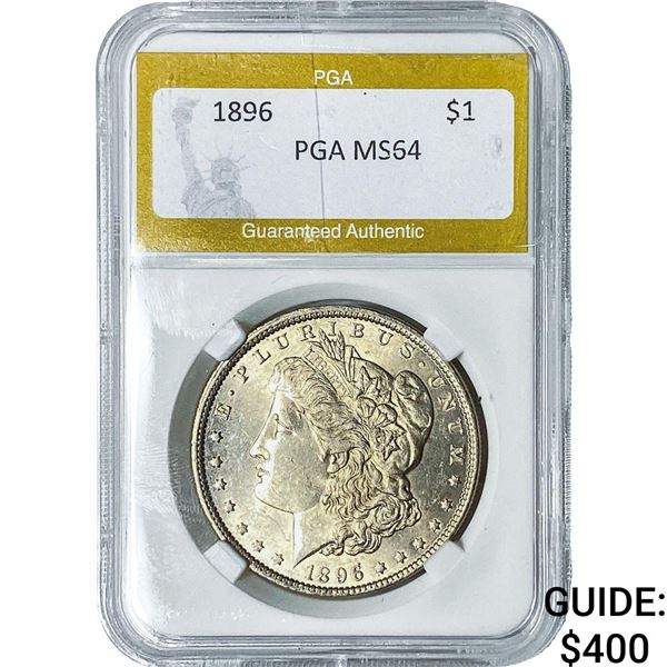 1896 Morgan Silver Dollar PGA MS64