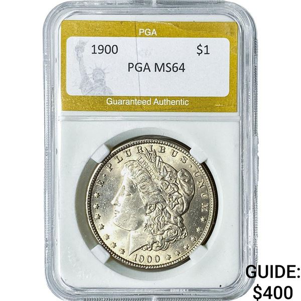 1900 Morgan Silver Dollar PGA MS64