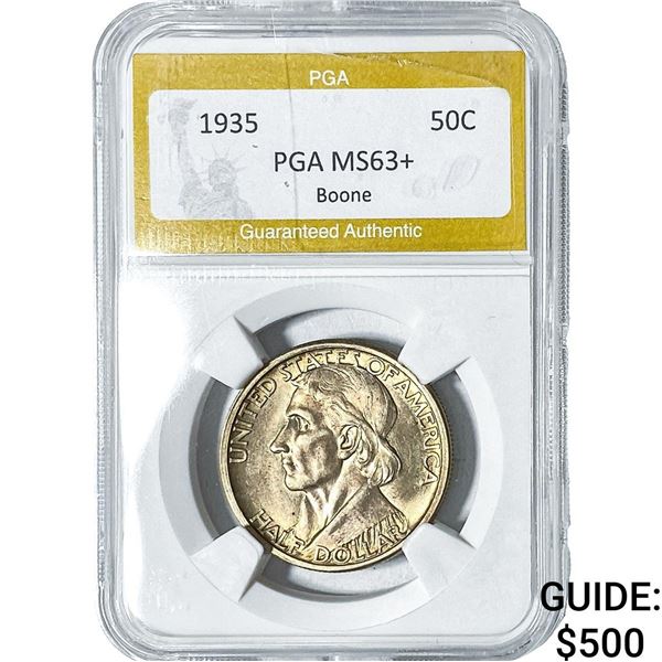 1935 Boone Half Dollar PGA MS63+