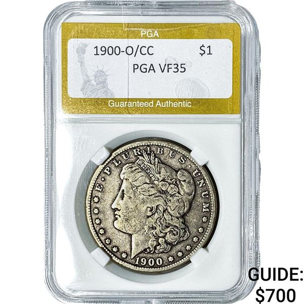 1900-O/CC Morgan Silver Dollar PGA VF35
