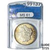 Image 1 : 1899 Morgan Silver Dollar ANACS MS61