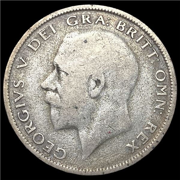 1930 Great Britain George V Silver 1/2 Crown