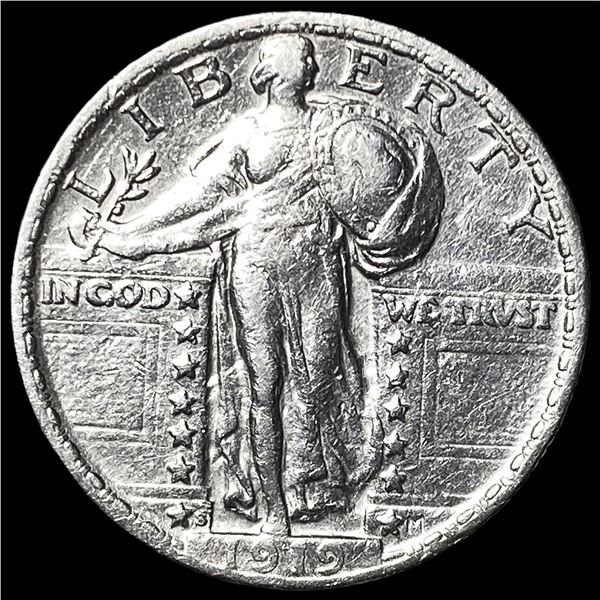 1919-S Standing Liberty Silver Quarter CHOICE  AU