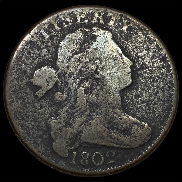 1802 Draped Bust Large Cent NICELY CIRCULATED