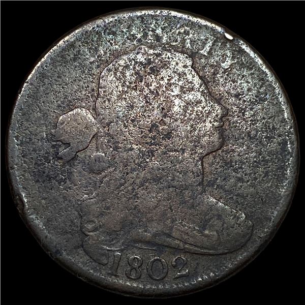 1802 Draped Bust Large Cent NICELY CIRCULATED