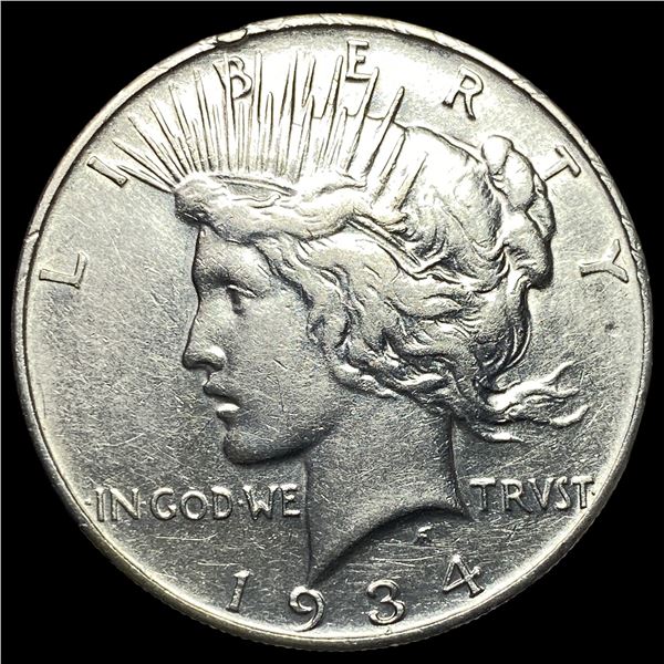 1934-D Silver Peace Dollar CLOSELY  UNCIRCULATED
