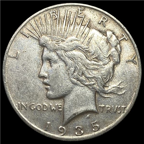 1935-S Silver Peace Dollar CLOSELY  UNCIRCULATED