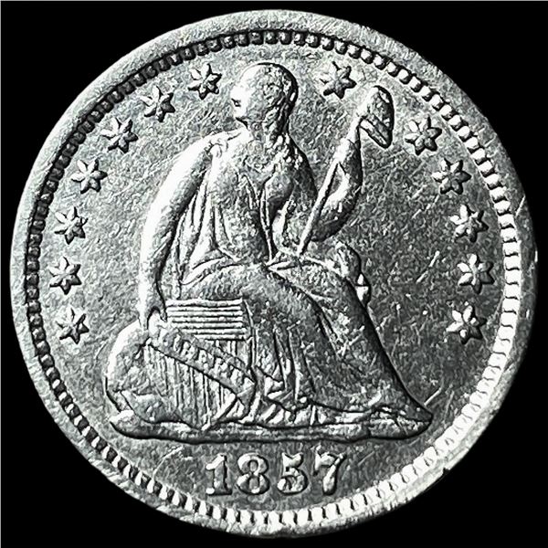 1857-O Silver Seated Liberty Half Dime ABOUT  UNCIRCULATED