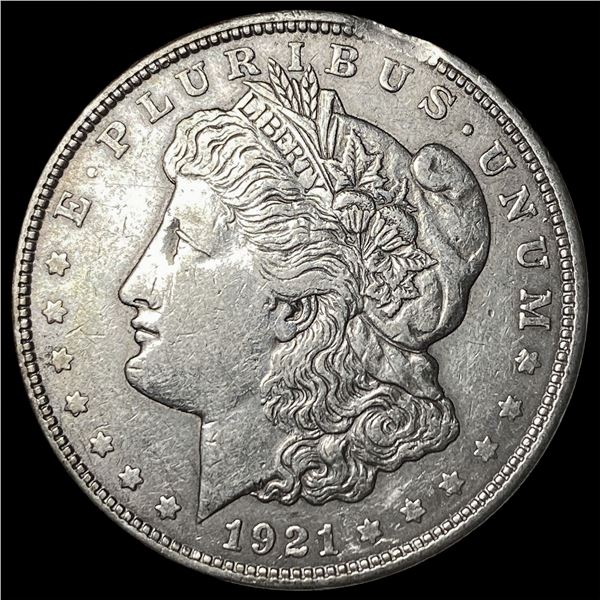 1921-D Silver Morgan Dollar NEARLY  UNCIRCULATED