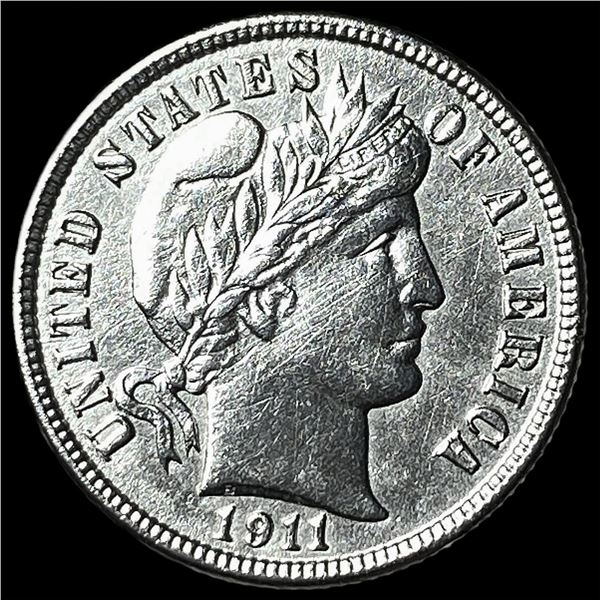 1911 Silver Barber Dime UNCIRCULATED