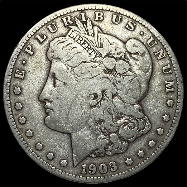1903-S Silver Morgan Dollar ABOUT  UNCIRCULATED