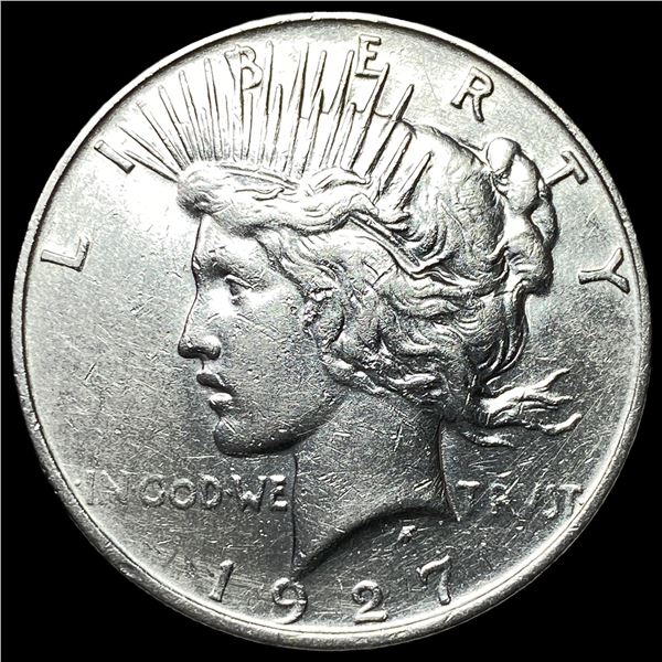 1927-D Peace Silver Dollar ABOUT UNCIRCULATED