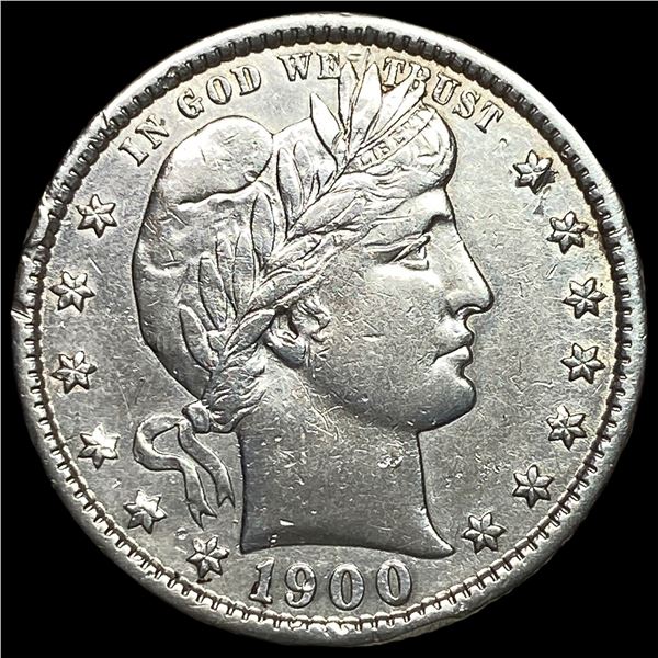 1900-S Barber Silver Quarter UNCIRCULATED