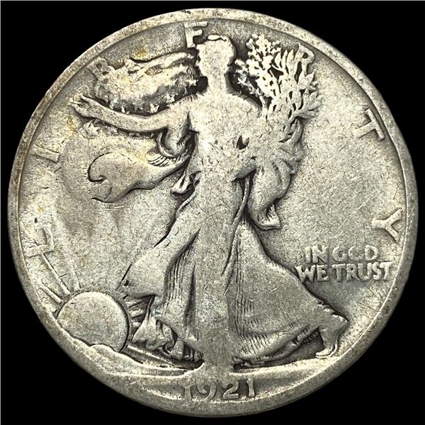 1921-D Silver Walking Liberty Half Dollar  NICELY CIRCULATED