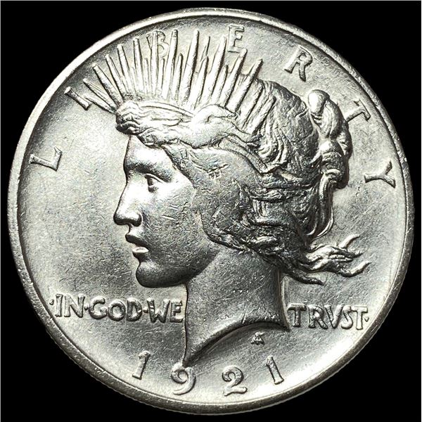 1921 Silver Peace Dollar CHOICE AU