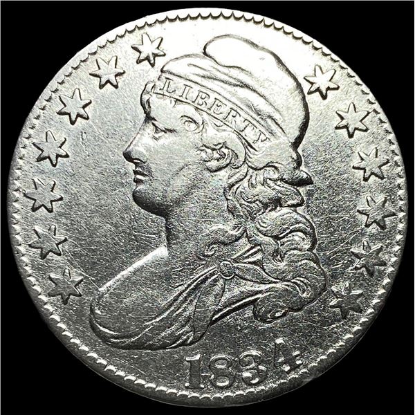 1834 Capped Bust Half Dollar CLOSELY  UNCIRCULATED