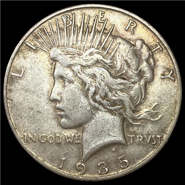 1935-S Silver Peace Dollar NEARLY  UNCIRCULATED