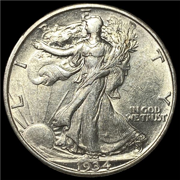 1934-D Silver Walking Liberty Half Dollar  CHOICE AU