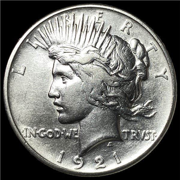1921 Silver Peace Dollar CHOICE AU