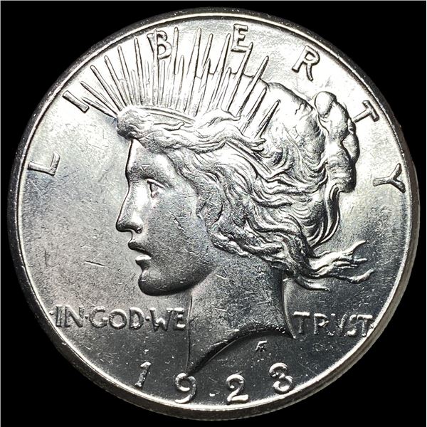 1923-S Silver Peace Dollar CHOICE BU