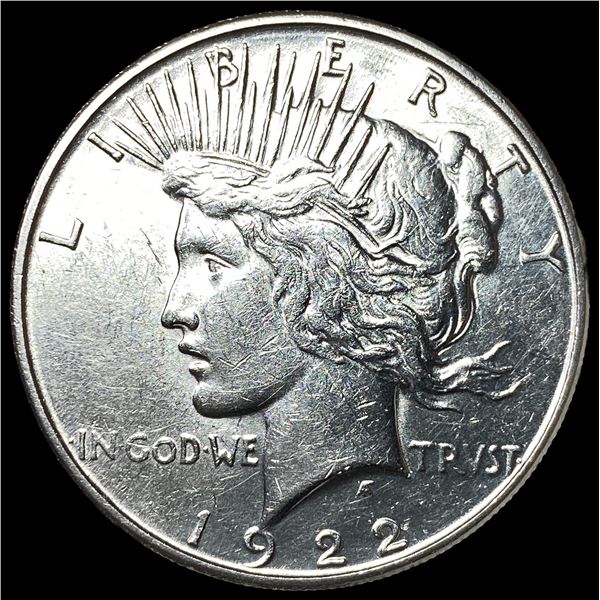 1922-S Silver Peace Dollar CLOSELY  UNCIRCULATED