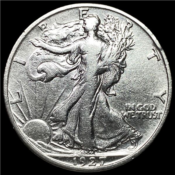 1927-S Silver Walking Liberty Half Dollar  CLOSELY UNCIRCULATED