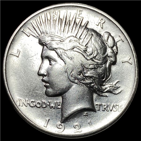 1921 Silver Peace Dollar CHOICE AU