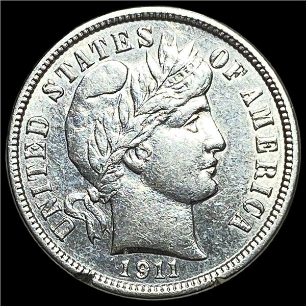 1911 Silver Barber Dime UNCIRCULATED