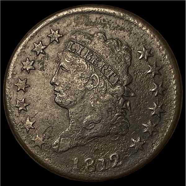 1812 Classic Head Large Cent LIGHTLY  CIRCULATED