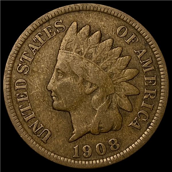1908-S Indian Head Cent LIGHTLY CIRCULATED