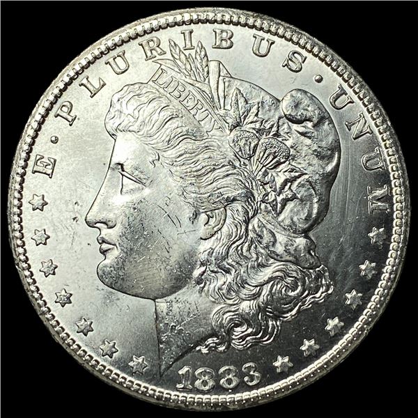 1883-CC Silver Morgan Dollar GEM BU
