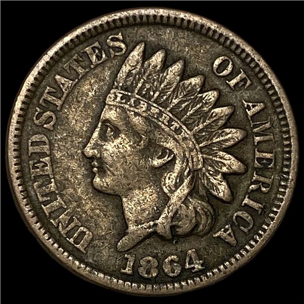 1864 Indian Head Cent CHOICE AU