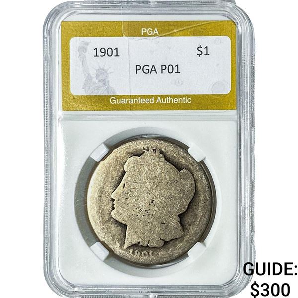 1901 Morgan Silver Dollar PGA P01