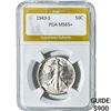 Image 1 : 1943-S Walking Liberty Half Dollar PGA MS65+